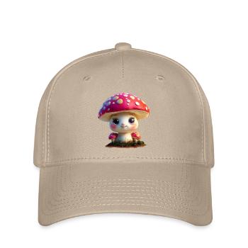 cute toadstool - Flexfit Cap - khaki - Front