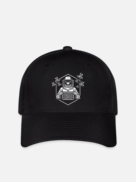Imker Design - Flexfit Cap - Schwarz