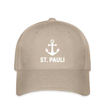 St. Pauli Anker Reeperbahn Kiez - Casquette Flexfit - kaki - Devant