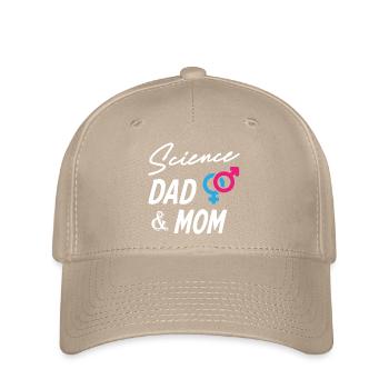 Drôle de science papa et maman - Casquette Flexfit - kaki - Devant
