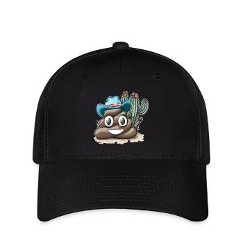 Western Pile off Poo blauer Hut - Flexfit Cap - Schwarz - Vorne