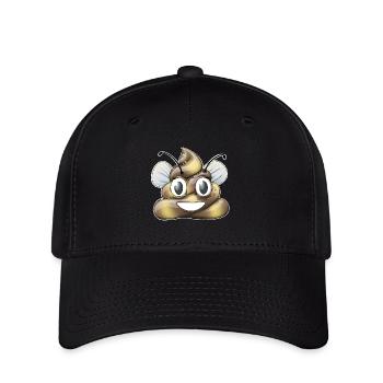 BumblePoo - Flexfit Cap - black - Front