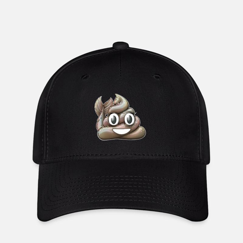 Tass de caca de sirène - Casquette Flexfit - noir