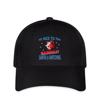 SANTA BARMAN - Flexfit Cap - Schwarz - Vorne