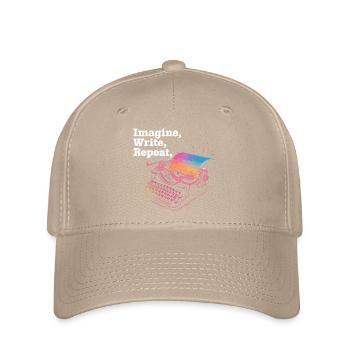 Imagine, Write, Repeat - Flexfit Cap - khaki - Front