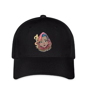 Reva Prisma fragte das Gesicht - Flexfit Cap - Schwarz - Vorne