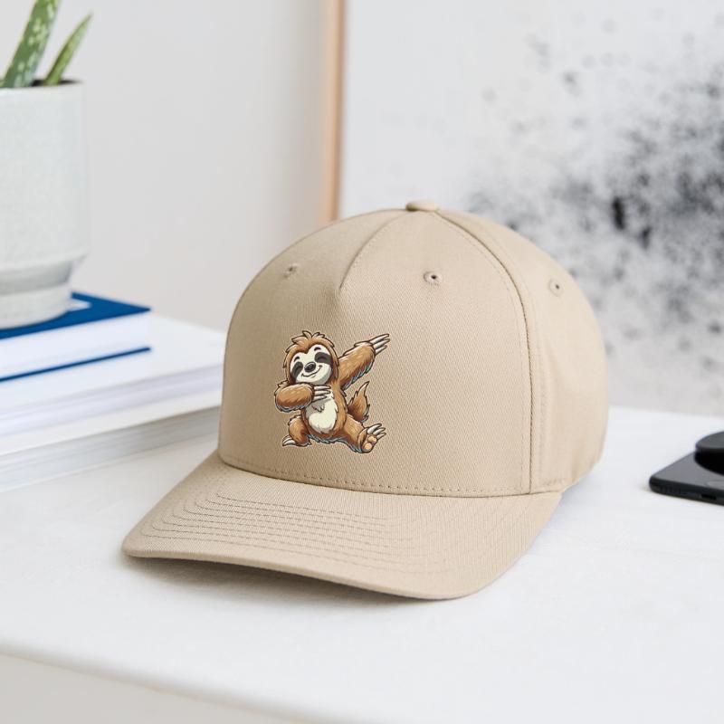 Dabbing Sloth Dab Dancing Gift Gift Idea Flexfit Cap