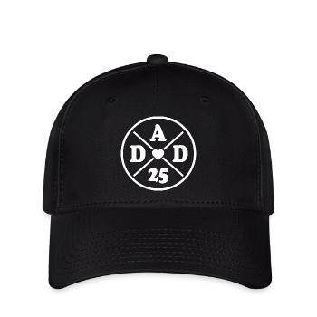 Dad 2025 - Flexfit Cap - Schwarz - Vorne