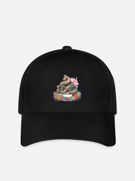 Hawaii pile off poo - Flexfit Cap - black