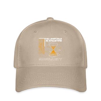 Loophole in Spacetime - Flexfit Cap - Khaki - Vorne