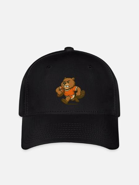 Rugby Power – Beavers in the Onslaught - Flexfit Cap - black