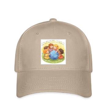 La paix commence avec chacun de nous - Casquette Flexfit - kaki - Devant
