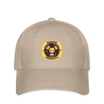 Cute Radiation Symbol Radiate Positivity Funny - Flexfit Cap - khaki - Front