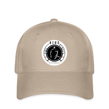 Nerd Science Logo T-Shirt - Flexfit Cap - khaki - Front