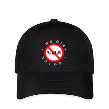 Achievement RISKO NO FUN MI MI MI - Flexfit Cap - black - Front