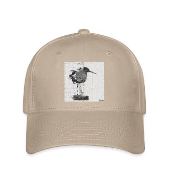 Rotschenkel (Tringa totanus) Glitch Noir - Flexfit Cap - Khaki - Vorne