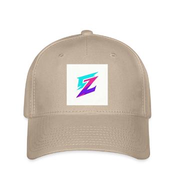 ZickZack Neon Gradient Logo - Flexfit Cap - Khaki - Vorne