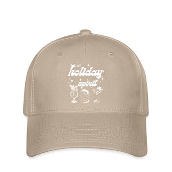 Full Of Holiday Spirit - Flexfit Cap - khaki - Front