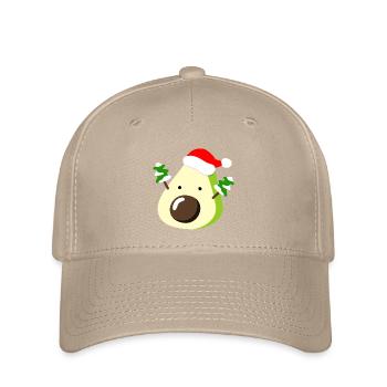 Avocado – Weihnachten - Flexfit Cap - Khaki - Vorne