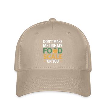 Professional Nutritionist Precision Measurement  - Flexfit Cap - khaki - Front