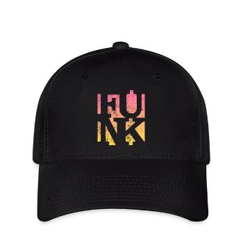Funk Vintage - Flexfit Cap - black - Front
