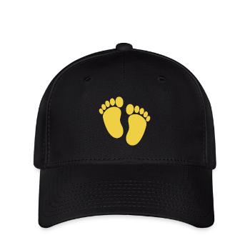 Babyfüße - Flexfit Cap - Schwarz - Vorne