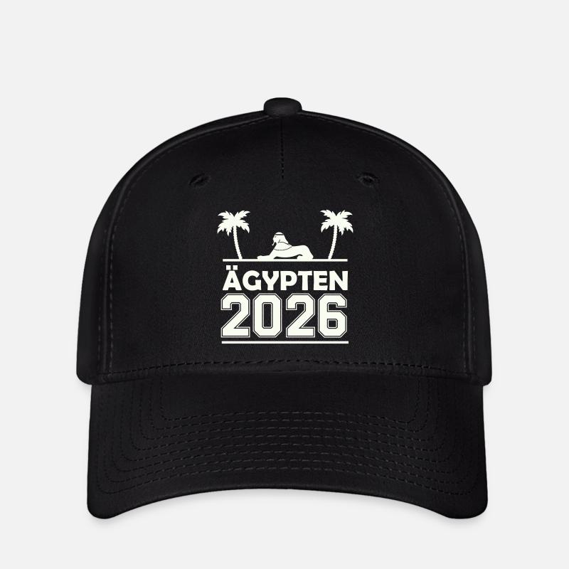 Egypt 2026 Silhouette - Flexfit Cap - black