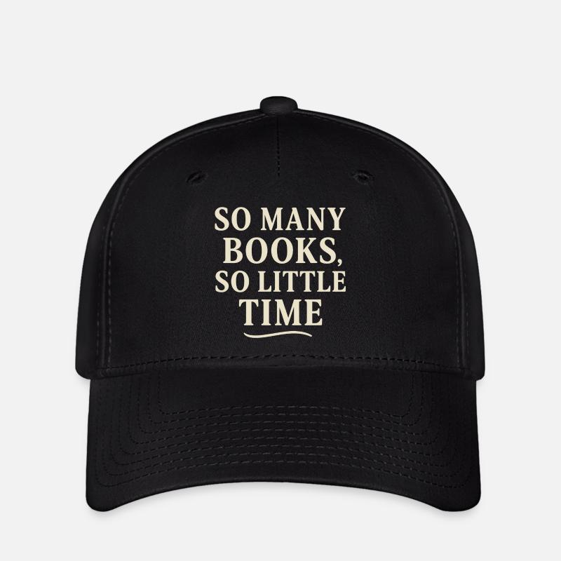 So many books, so little time - Flexfit Cap - black