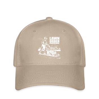 LAWN ORDER PROFESSIONAL Garten Rasenpflege Profi - Flexfit Cap - Khaki - Vorne