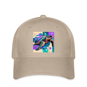 Schildkröte - Flexfit Cap - Khaki - Vorne