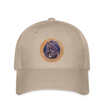 Zodiac Sign Sternzeichen Steinbock Capricorn - Flexfit Cap - khaki - Front