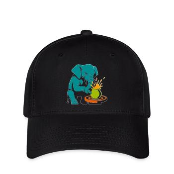 Maître des Troncs - Anarchie de l’Émail - Casquette Flexfit - noir - Devant