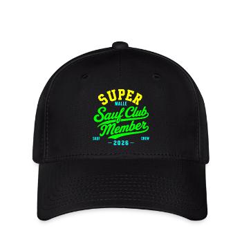 Malle 2026 Sauf Club Member Mallorca 2026 - Flexfit Cap - Schwarz - Vorne