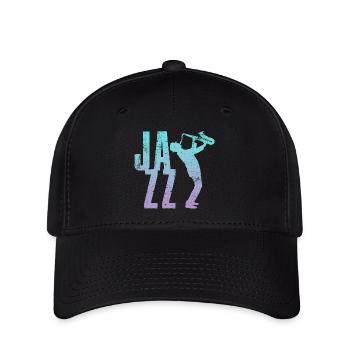 Jazz Saxo - Casquette Flexfit - noir - Devant