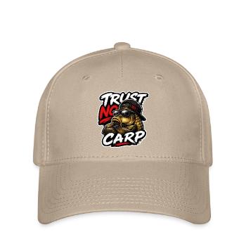 Carp Fishing Shirt – Carp Addict Design - Flexfit Cap - khaki - Front