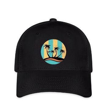 Beach Circle - Flexfit Cap - Schwarz - Vorne