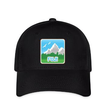 Mount Fuji - Flexfit Cap - black - Front
