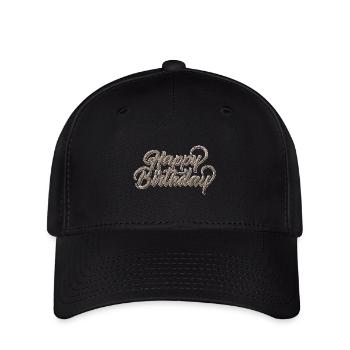 Happy birthday - Flexfit Cap - black - Front