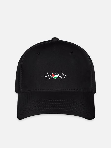 Palestine Pulse - Flexfit Cap - Schwarz