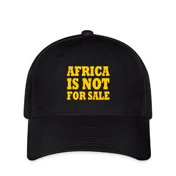 africa is not for sale - Flexfit Cap - black - Front