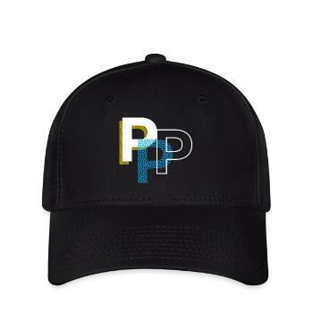 Initial letter P - Flexfit Cap - black - Front