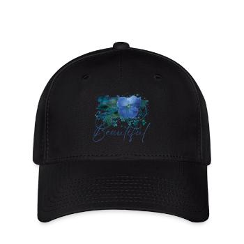 Fleurs Beautiful Dana - Casquette Flexfit - noir - Devant