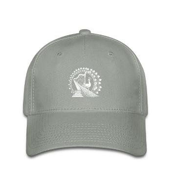 Peacock Harp Game - Flexfit Cap - green-grey - Front