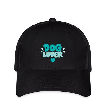 Dog Lover - Flexfit Cap - Schwarz - Vorne