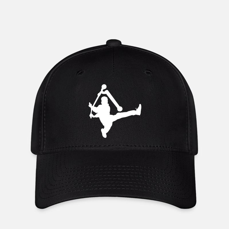 Skate Scootering Freestyle Trick - Flexfit Cap - black