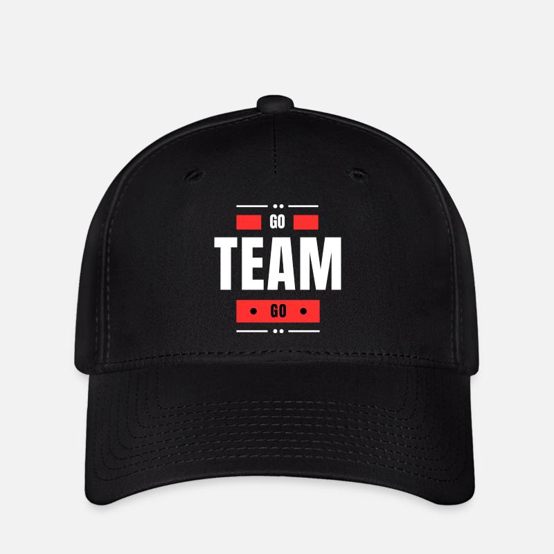 Go Team! - Flexfit Cap - black