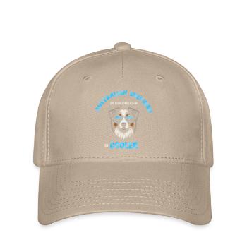 Aussie - like a normal dog only cooler turquoise - Flexfit Cap - khaki - Front