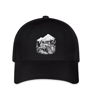 Traktor - Flexfit Cap - Schwarz - Vorne