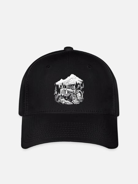 Traktor - Flexfit Cap - Schwarz