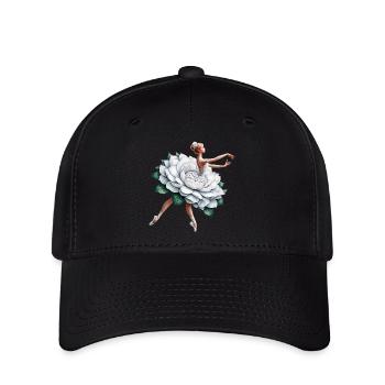 Balletttänzerin mit Tutu - Flexfit Cap - Schwarz - Vorne
